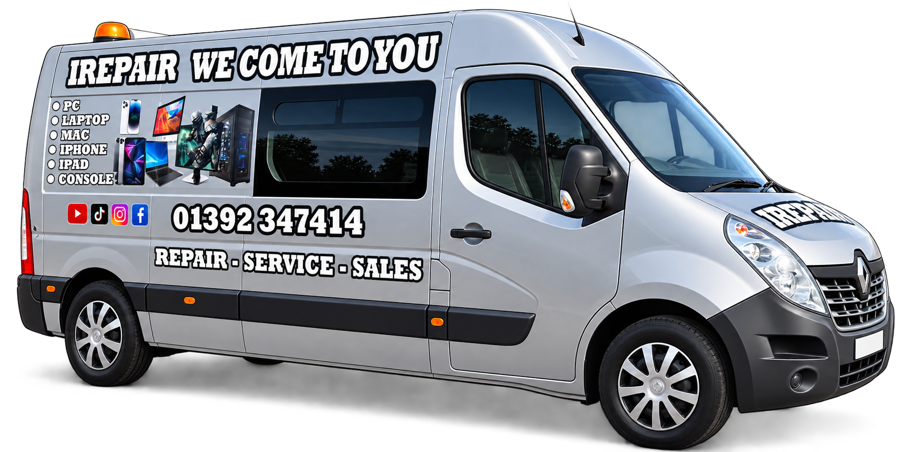 The iRepair mobile repair van